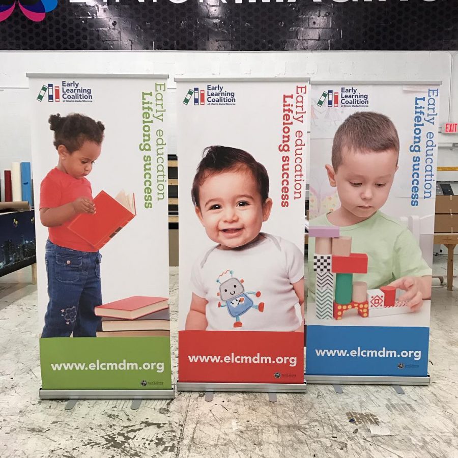 Early Learning Coalition Stand Up Banners from Binick Imaging