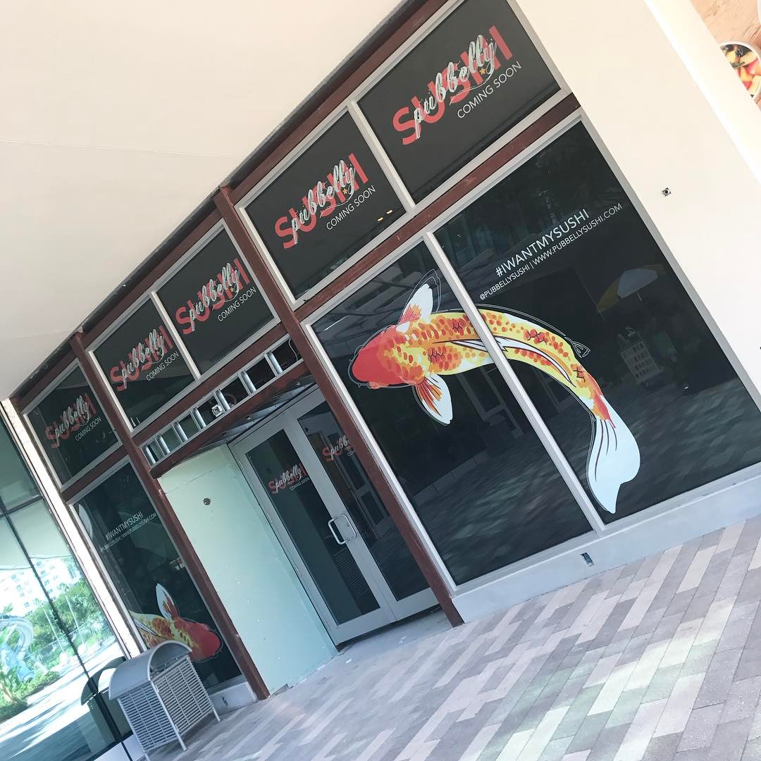 Pubbelly Sushi Window Wraps from Binick Imaging