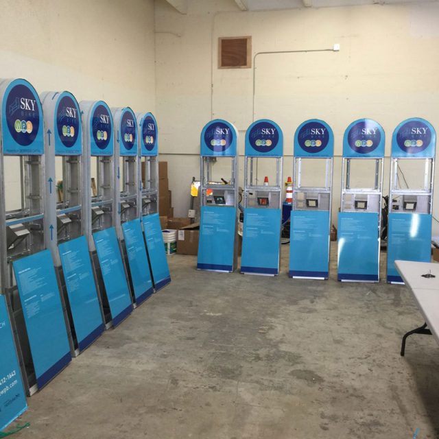 Signs work printed and installed by Binick Imaging, Miami