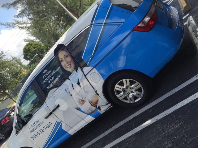 Fleet Wraps work printed and installed by Binick Imaging, Miami