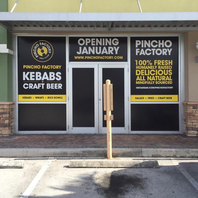 Window Graphics work printed and installed by Binick Imaging, Miami