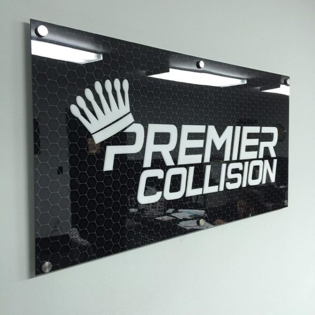 Signs work printed and installed by Binick Imaging, Miami