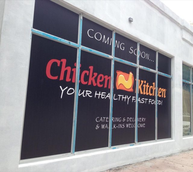 Window Graphics work printed and installed by Binick Imaging, Miami