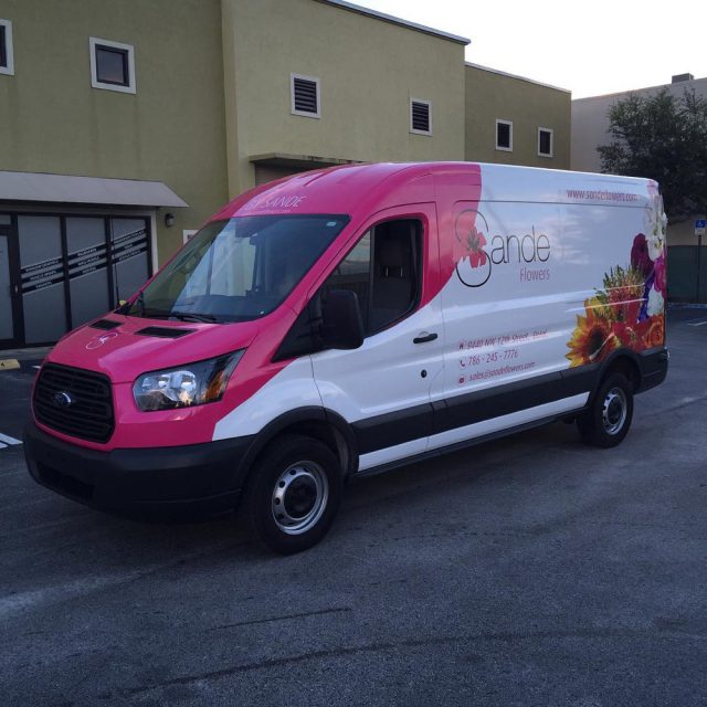 Fleet Wraps work printed and installed by Binick Imaging, Miami