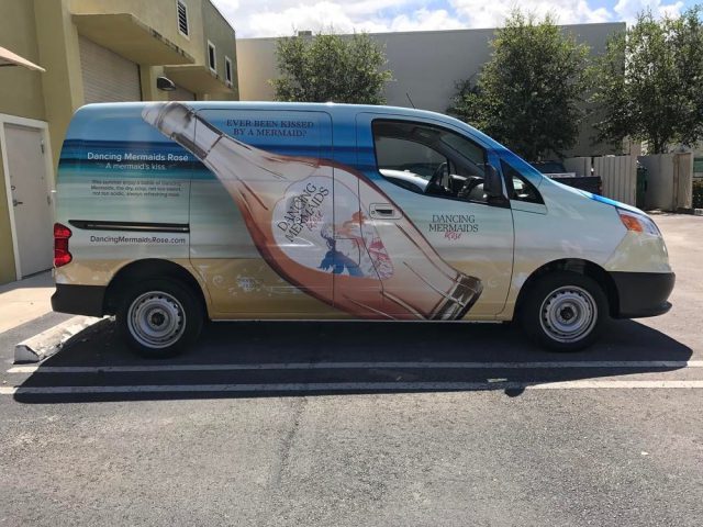 Fleet Wraps work printed and installed by Binick Imaging, Miami