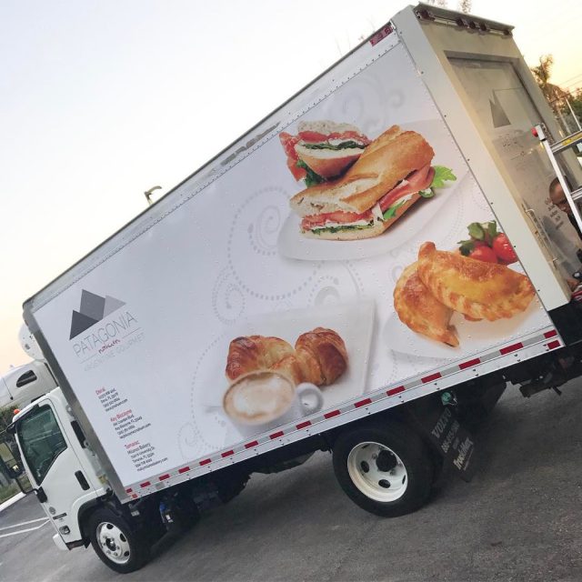 Fleet Wraps work printed and installed by Binick Imaging, Miami