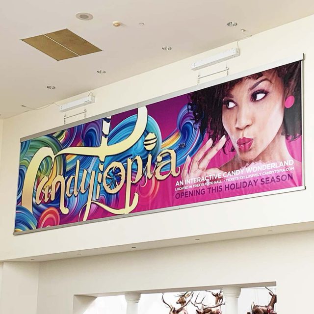 Billboards work printed and installed by Binick Imaging, Miami