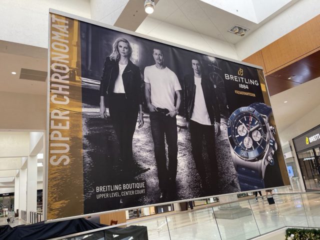 Double-Sided Banners work printed and installed by Binick Imaging, Miami