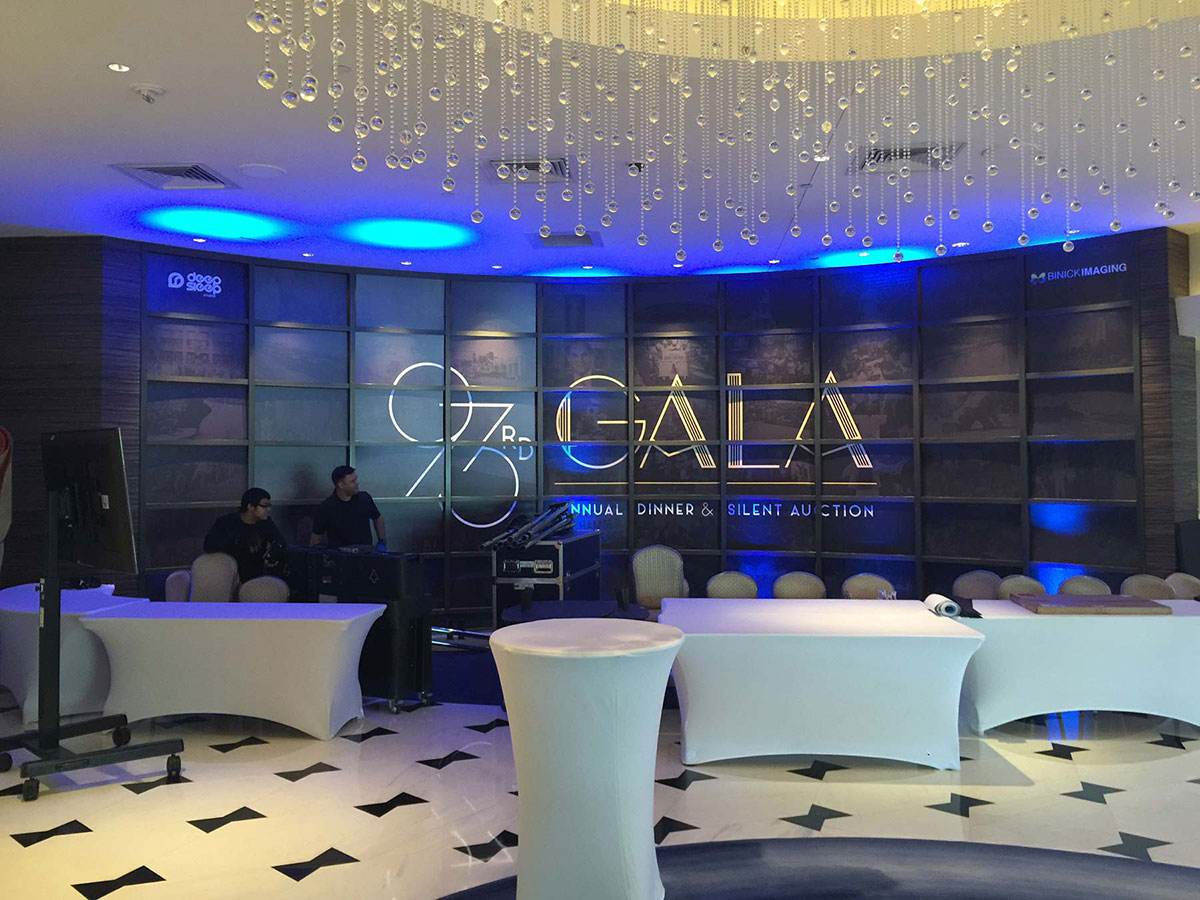 Miami Beach Chamber of Commerce Gala 2017, large format print work by Binick Imaging