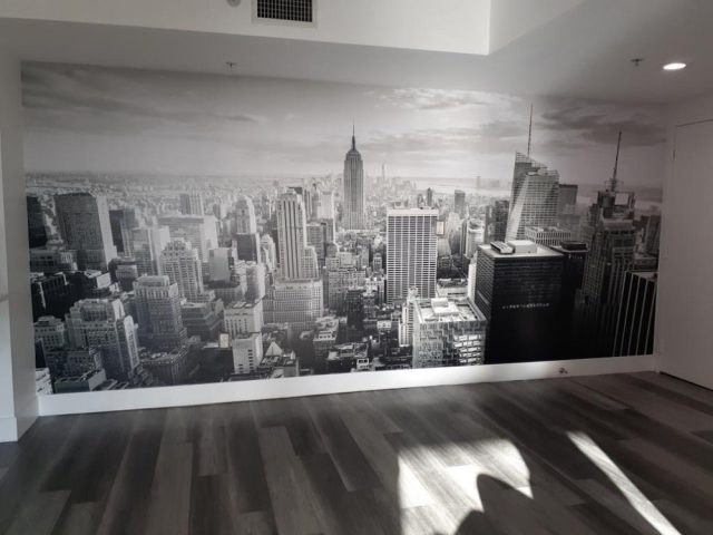 Wall Murals work printed and installed by Binick Imaging, Miami