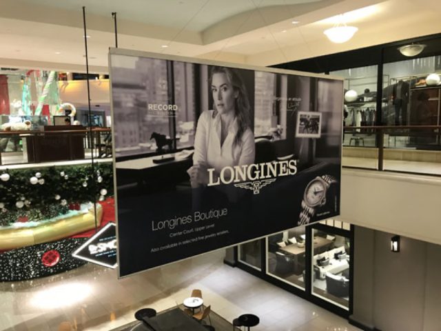 Double-Sided Banners work printed and installed by Binick Imaging, Miami
