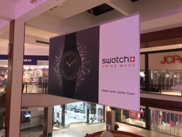 Double-Sided Banners work printed and installed by Binick Imaging, Miami