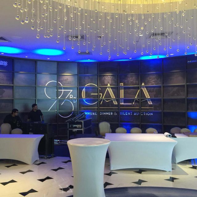 Event Graphics work printed and installed by Binick Imaging, Miami