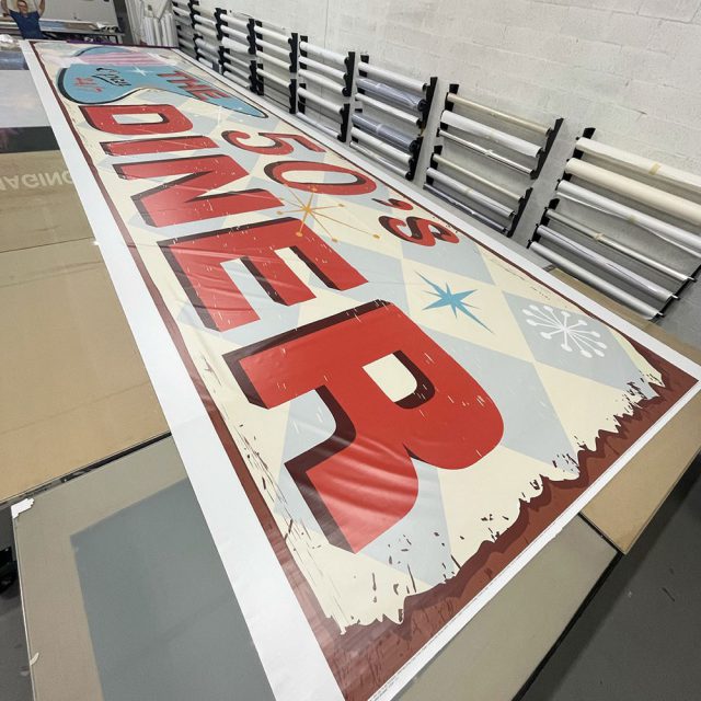 Banners work printed and installed by Binick Imaging, Miami