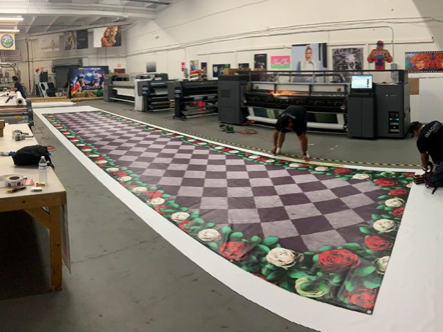 Banners work printed and installed by Binick Imaging, Miami