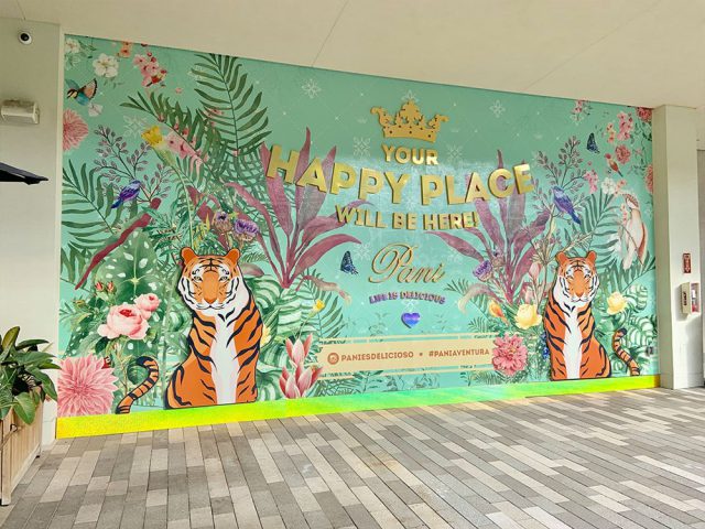 Barricade Graphics work printed and installed by Binick Imaging, Miami