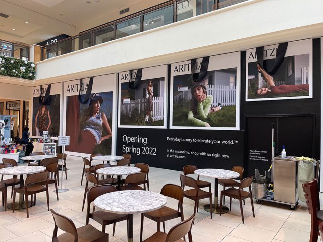 Large Format Printing work printed and installed by Binick Imaging, Miami