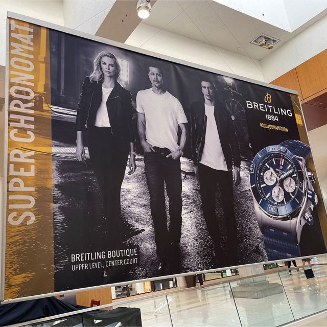 Billboards work printed and installed by Binick Imaging, Miami