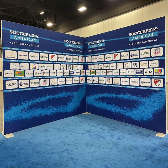 Step & Repeats work printed and installed by Binick Imaging, Miami