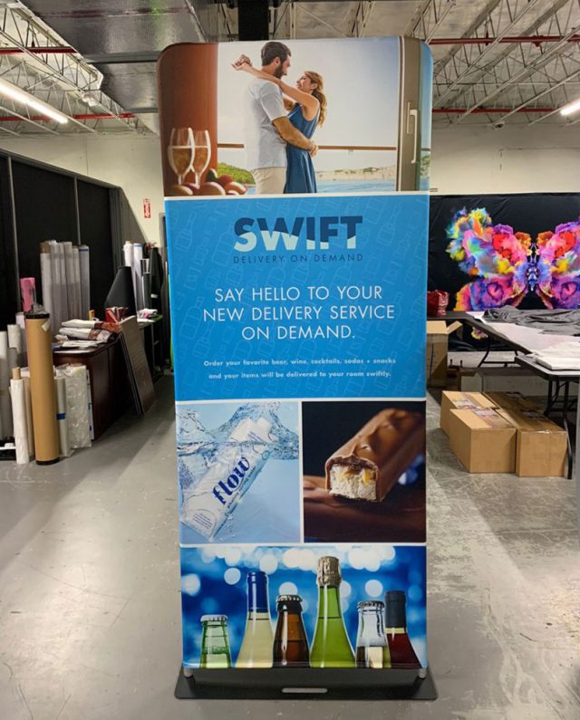 Trade Show Displays work printed and installed by Binick Imaging, Miami