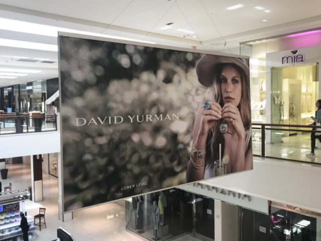Double-Sided Banners work printed and installed by Binick Imaging, Miami