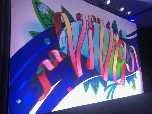 Dye Sublimation work printed and installed by Binick Imaging, Miami