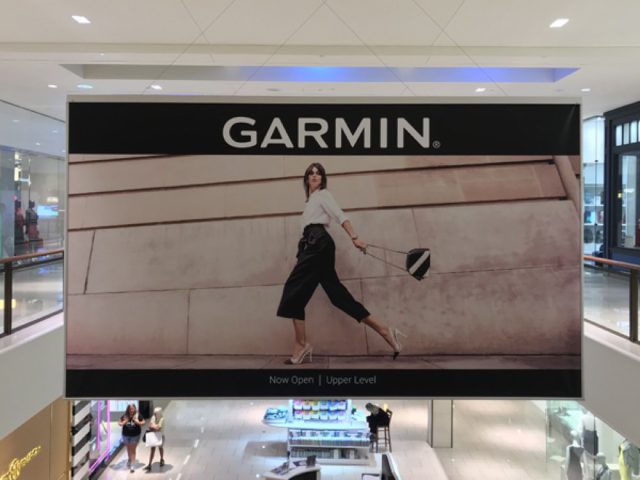 Double-Sided Banners work printed and installed by Binick Imaging, Miami