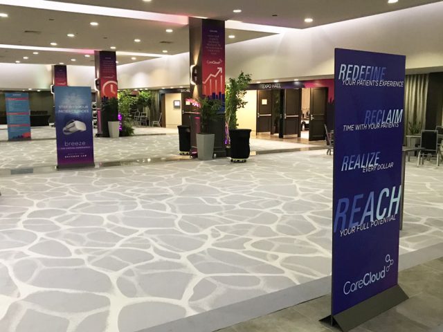Event Graphics work printed and installed by Binick Imaging, Miami