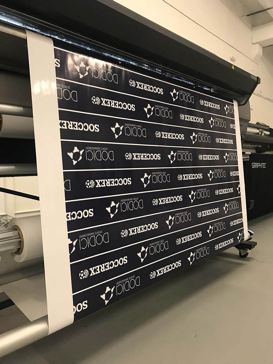 Soccerex Marlins Park, large format print work by Binick Imaging