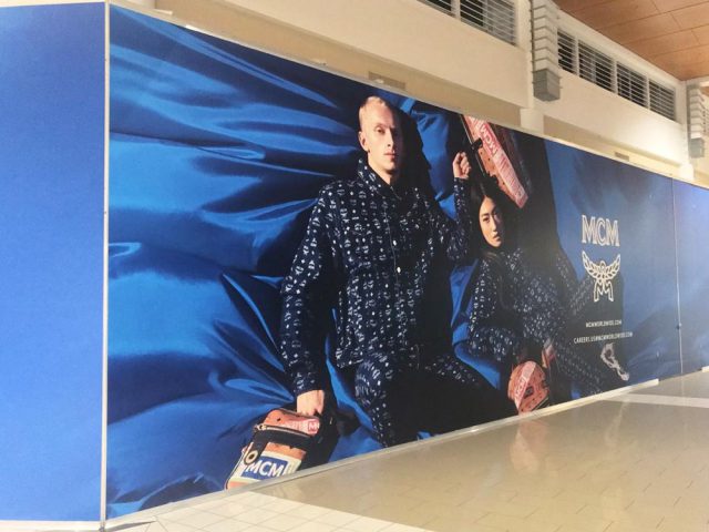 Barricade Graphics work printed and installed by Binick Imaging, Miami