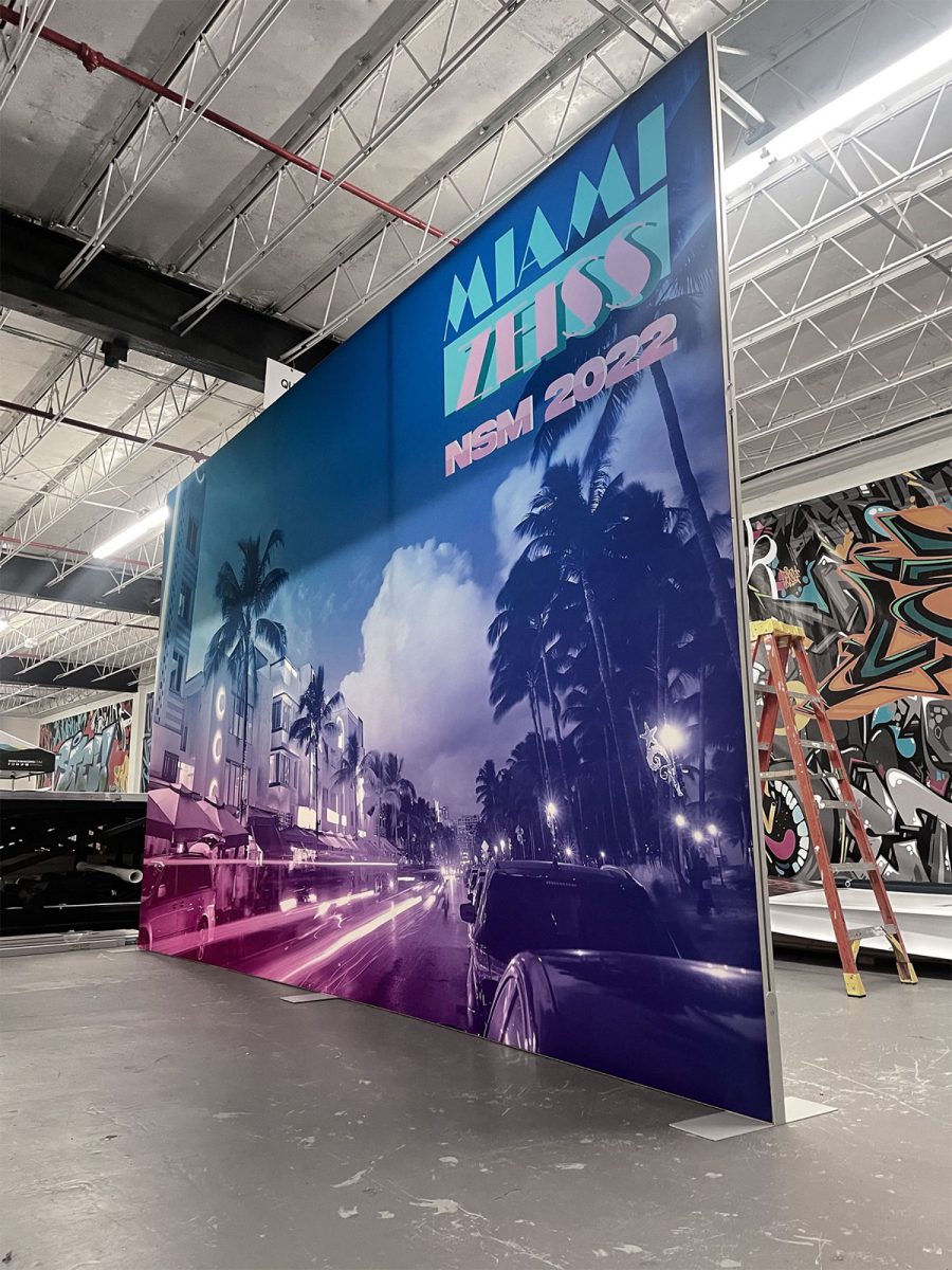 Show backwall · Trade show