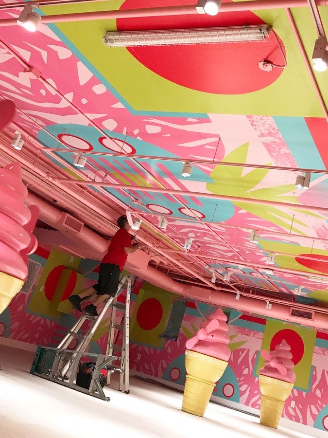 Large format print work produced by Binick Imaging