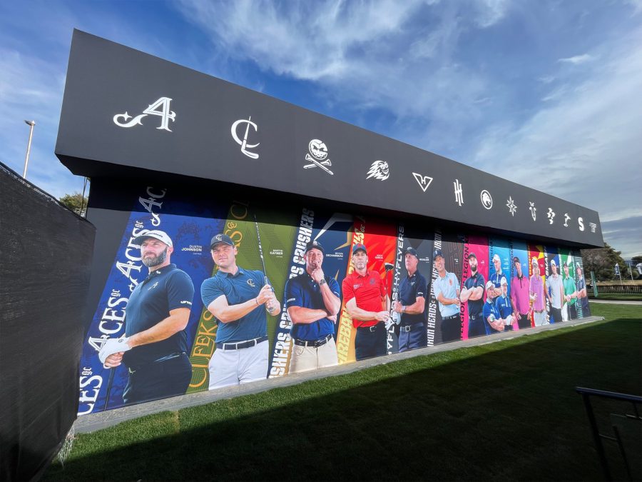 Stadium sponsor run · Stadium graphics