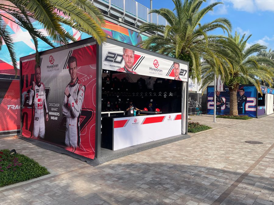 F1 Miami activation · Event build