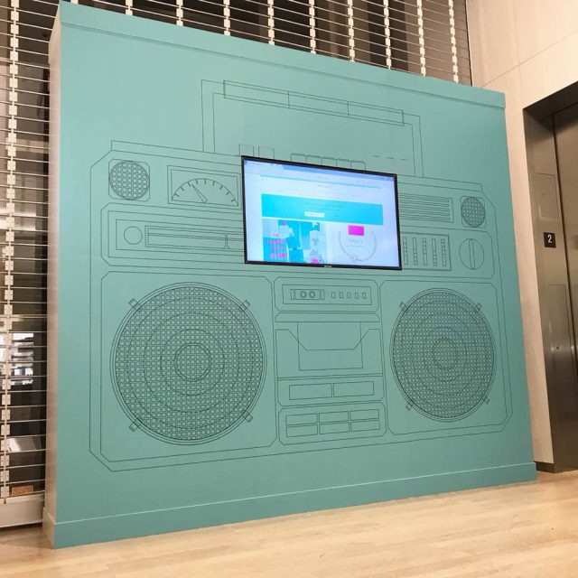 Event Graphics work printed and installed by Binick Imaging, Miami