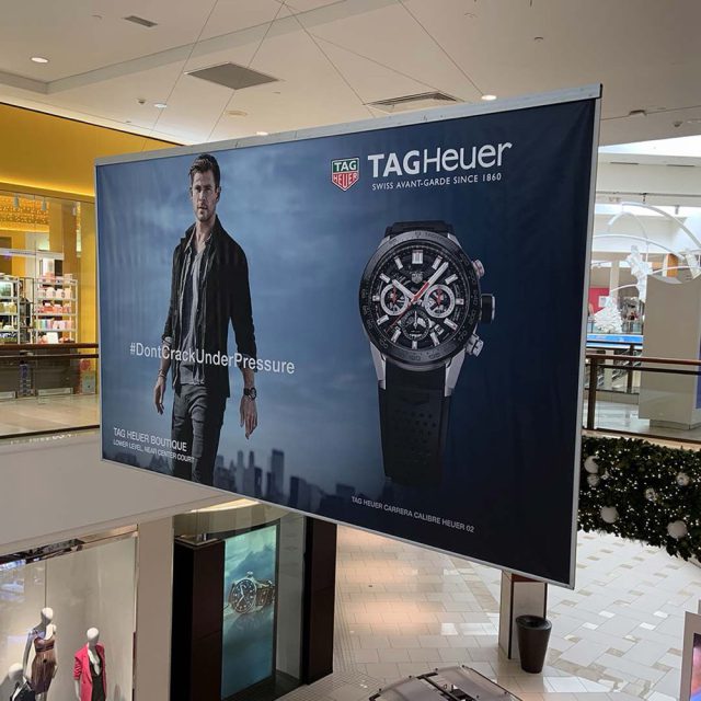Billboards work printed and installed by Binick Imaging, Miami