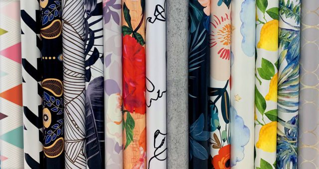 Wall Coverings & Wallpaper work printed and installed by Binick Imaging, Miami