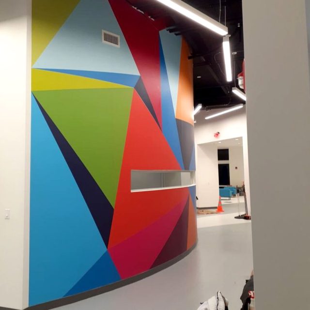 Wall Murals work printed and installed by Binick Imaging, Miami