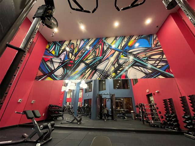 Wall Murals work printed and installed by Binick Imaging, Miami