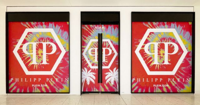 Window Graphics work printed and installed by Binick Imaging, Miami
