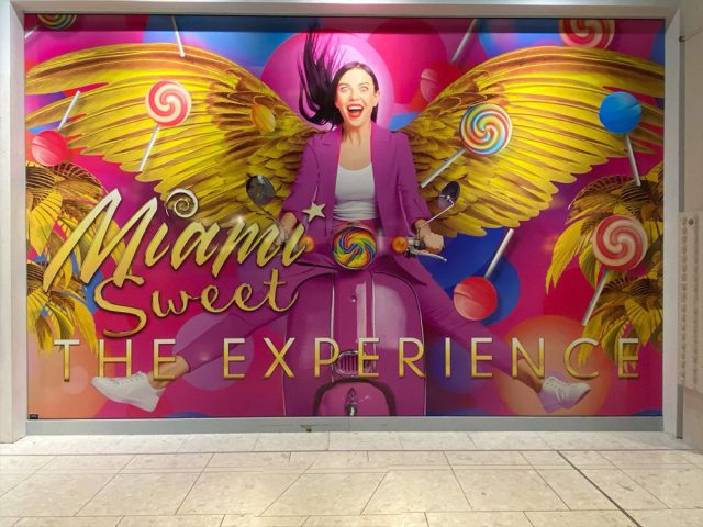 Window Graphics work printed and installed by Binick Imaging, Miami