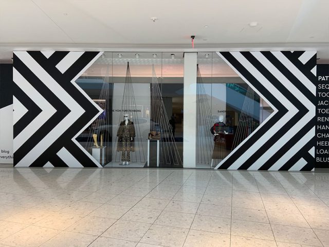 Window Graphics work printed and installed by Binick Imaging, Miami