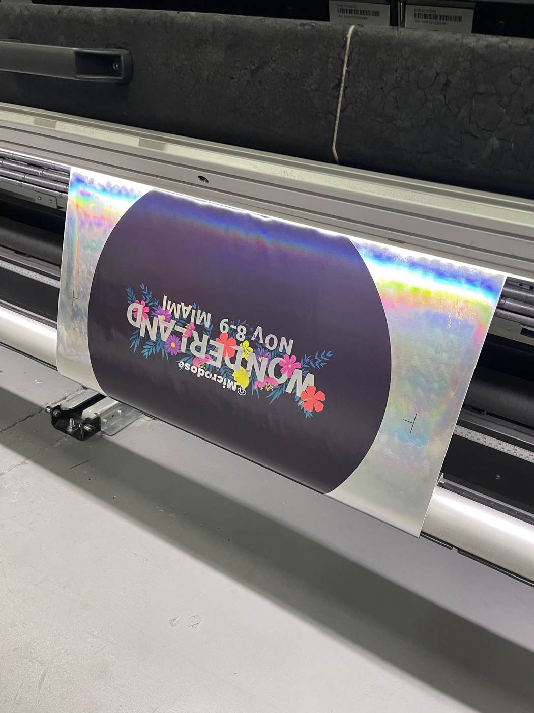 Wonderland 2021, large format print work by Binick Imaging