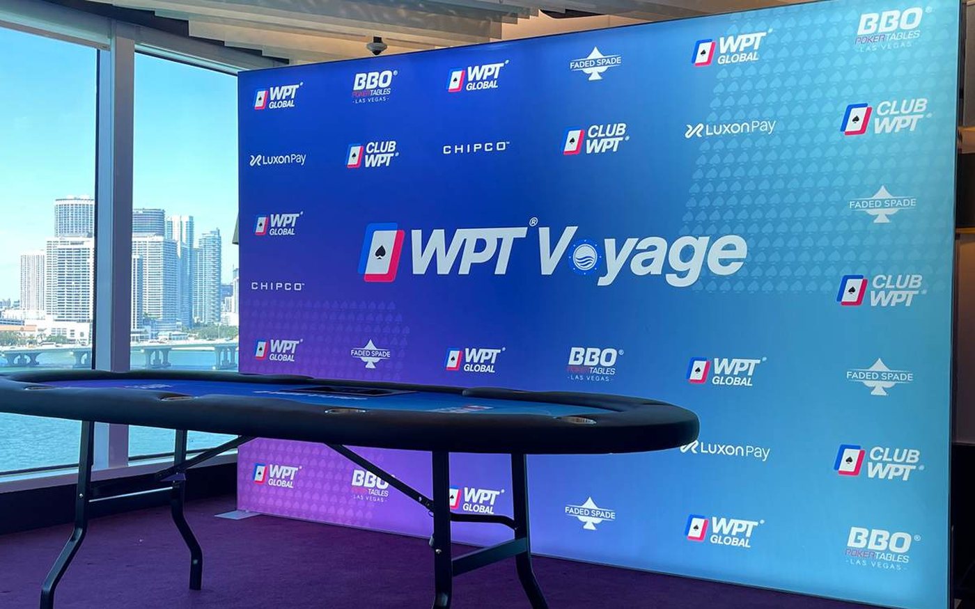 WPT Voyage · Cruise event graphics